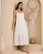 Load image into Gallery viewer, Olivia Lace Maxi Dress - White
