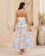 Load image into Gallery viewer, Poppy Lace Maxi Dress - Light Blue
