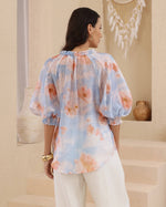 Load image into Gallery viewer, Poppy Blouse -  Light Blue
