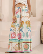 Load image into Gallery viewer, Marrakech Palazzo Pant - White/Multi
