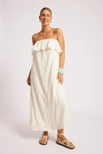 Load image into Gallery viewer, Maris Strapless Dress - Tusk
