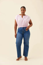 Load image into Gallery viewer, Rosa Reversible Crop Top - Light Pink
