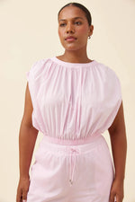 Load image into Gallery viewer, Rosa Reversible Crop Top - Light Pink
