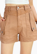 Load image into Gallery viewer, CD Denim Shorts - Brown
