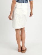 Load image into Gallery viewer, Belle Denim Skirt - Vintage White
