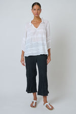 Load image into Gallery viewer, Zoe Cotton Top - White
