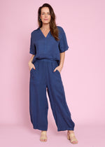 Load image into Gallery viewer, Italian Linen Shirt - Dark Blue
