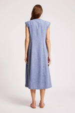 Load image into Gallery viewer, Dusk Denim Maxi Dress - Denim
