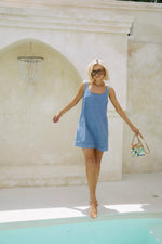 Load image into Gallery viewer, Dusk Tank Dress - Denim

