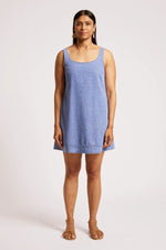 Load image into Gallery viewer, Dusk Tank Dress - Denim
