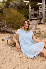 Load image into Gallery viewer, Ahoy Tunic - Light Blue
