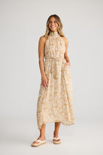 Load image into Gallery viewer, Mangrove Dress - Taupe Spring Fan
