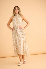 Load image into Gallery viewer, Mangrove Dress - Taupe Spring Fan
