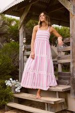 Load image into Gallery viewer, Canyon Maxi Dress - Candy Stripe
