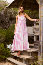 Load image into Gallery viewer, Canyon Maxi Dress - Candy Stripe
