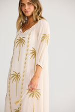 Load image into Gallery viewer, Ohana Dress - Natural Stripe
