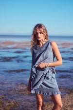 Load image into Gallery viewer, Freesia Top - Steel Blue
