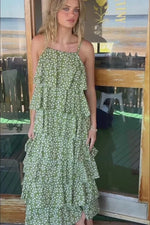 Load image into Gallery viewer, Rue Maxi Dress - Sage Petal
