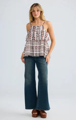 Load image into Gallery viewer, Rue Cami Top - Chocolate Paro
