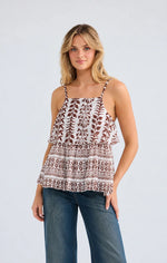 Load image into Gallery viewer, Rue Cami Top - Chocolate Paro
