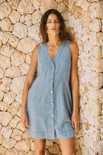 Load image into Gallery viewer, Roam Tank Dress - Denim
