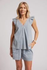 Load image into Gallery viewer, Roam Top - Denim
