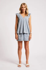Load image into Gallery viewer, Roam Top - Denim
