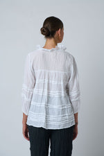 Load image into Gallery viewer, Zoe Cotton Top - White

