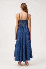 Load image into Gallery viewer, Sicily Heart Denim Tank Maxi - Indigo
