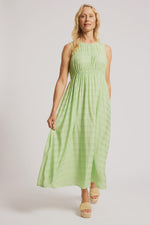 Load image into Gallery viewer, Sovana Ruched Maxi Dress - Mint
