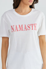 Load image into Gallery viewer, Namaste Tee - White
