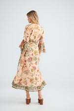 Load image into Gallery viewer, Carly Wrap Dress - Wildflower Oasis
