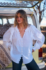 Load image into Gallery viewer, Shiloh Blouse - White
