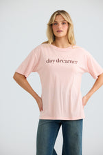 Load image into Gallery viewer, Day Dreamer Relaxed Tee - Ballerina Pink Wash
