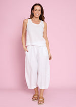 Load image into Gallery viewer, Italian Sequin Top - White
