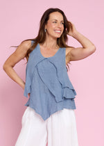 Load image into Gallery viewer, Italian Layer Top - Denim

