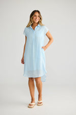 Load image into Gallery viewer, Ahoy Tunic - Light Blue
