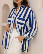 Load image into Gallery viewer, Naudic Shirt - Blue/White
