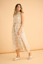 Load image into Gallery viewer, Mangrove Dress - Taupe Spring Fan
