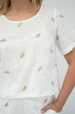 Load image into Gallery viewer, Fern Top - White
