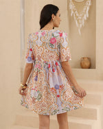 Load image into Gallery viewer, Flare Mini Dress - Lilac
