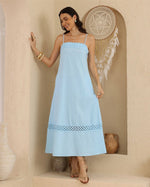 Load image into Gallery viewer, Ric Rac Maxi Dress - Blue
