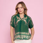 Load image into Gallery viewer, Lila Blouse - Forest
