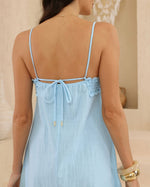 Load image into Gallery viewer, Ric Rac Maxi Dress - Blue
