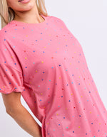 Load image into Gallery viewer, Festive Spot Tee - Pink Lemonade
