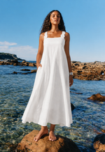 Load image into Gallery viewer, Anita Tank Maxi Dress - White

