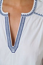 Load image into Gallery viewer, Marlow Cotton Top - White

