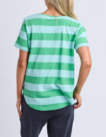 Load image into Gallery viewer, Spritz Tee - Green/Blue
