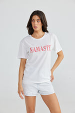 Load image into Gallery viewer, Namaste Tee - White
